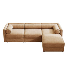 Load image into Gallery viewer, Contemporary Elegant Sofa With Storage And Ottoman