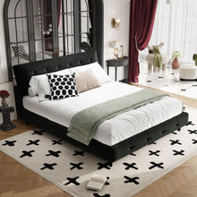 Load image into Gallery viewer, Tufted Headboard With Extra-Large Ultra-Soft Cloud Pillow Design