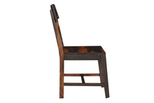 Load image into Gallery viewer, Solid Wood Ladder Back Dining Side Chairs (Set of 2) - Dark Brown