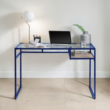 Load image into Gallery viewer, Yasin - Glass Top Writing Desk