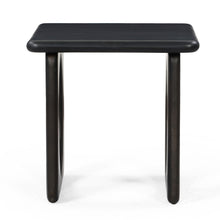 Load image into Gallery viewer, Square Sled End Table - Espresso / Walnut