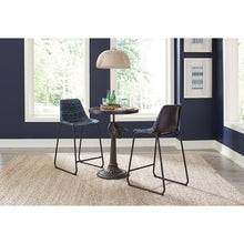 Load image into Gallery viewer, Claire - Canvas Upholstered Counter Chair (Set of 2) - Blue