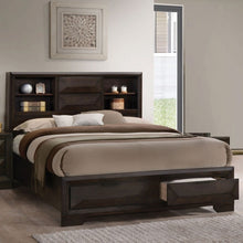 Load image into Gallery viewer, Contemporary Style Bed With Bookcase Headboard And Footboard Storage