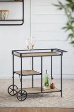 Load image into Gallery viewer, Shelf With Wheel - Black / Brown