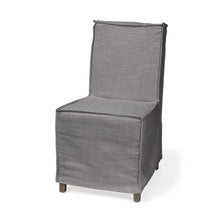 Load image into Gallery viewer, Slipcovered Wood Parsons Chairs (Set of 2) - Gray