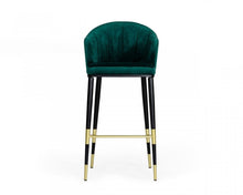 Load image into Gallery viewer, 31" Steel Low Back Bar Height Bar Chair - Green And Black