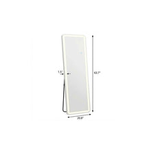 Load image into Gallery viewer, 64" Freestanding Frameless Standing Mirror - Gold