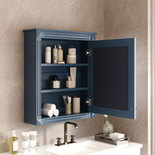 Load image into Gallery viewer, Wall Mounted Bathroom Storage Cabinet With Mirror, Medicine Cabinet With Height Adjustable Shelf