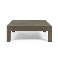 Load image into Gallery viewer, Oana Brava - Rustic Coffee Table With Slat Panel Design - Gray