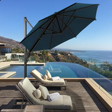 Load image into Gallery viewer, Round Cantilever Patio Umbrella With 360 Rotation & Infinite Tilt Adjustment