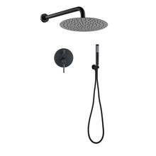 Load image into Gallery viewer, Elegant 10" Round Rain Shower Head And Handheld Set With Adjustable Tilt And Dual Modes