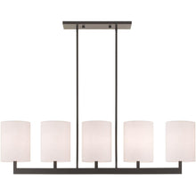 Load image into Gallery viewer, 22" 5-Light Dimmable Chandelier With Shades - Bronze