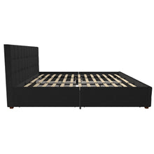Load image into Gallery viewer, King Upholstered Bed With Storage - Black