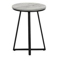 Load image into Gallery viewer, 22" Round End Table - Black And Gray