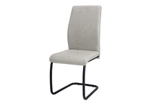 Load image into Gallery viewer, Upholstered Polyester Dining Side Chairs (Set of 2) - Gray / Black