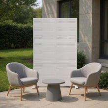 Load image into Gallery viewer, Three Panel Screen Room Divider (720104) - White