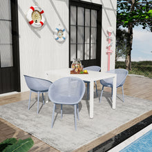 Load image into Gallery viewer, 4 Pack Lounge Chair Set With Long Table