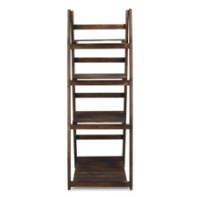 Load image into Gallery viewer, Four Tier Step Bookcase - Brown