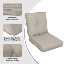 Load image into Gallery viewer, High Back Patio Chair Cushions For Garden (Set of 2)