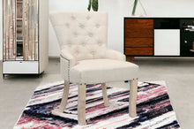 Load image into Gallery viewer, Fabric Tufted Arm Chair - Beige
