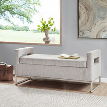 Load image into Gallery viewer, Crawford - Soft Close Storage Bench With Open Sides - Gray