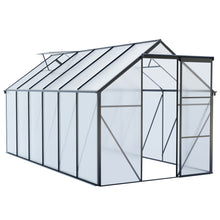 Load image into Gallery viewer, Polycarbonate house Raised Base And Anchor Aluminum Heavy Duty Walk-In houses For Outdoor Backyard In All Season