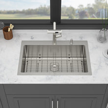 Load image into Gallery viewer, Drop-In Kitchen Sink With Pull-Out Faucet And Soap Dispenser