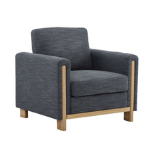 Load image into Gallery viewer, Harmonia - Classic Fabric Upholstered Armchair With Rubber Wood Frame