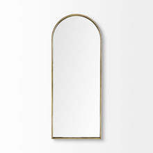 Load image into Gallery viewer, 70" Arch Metal Framed Accent Mirror - Gold