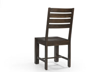 Load image into Gallery viewer, Solid Wood Ladder Back Dining Side Chairs (Set of 2) - Brown