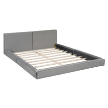 Load image into Gallery viewer, Upholstered Platform Bed, Grounded Bed With Solid Frame