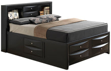 Load image into Gallery viewer, Modern Design Storage Bed With Bookcase Headboard