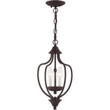 Load image into Gallery viewer, 17'' Three Light Dimmable Chandelier With Shades - Bronze