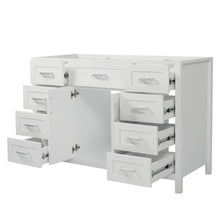 Load image into Gallery viewer, Bathroom Vanity Cabinet Only With 2 Soft Close Doors And 8 Drawers