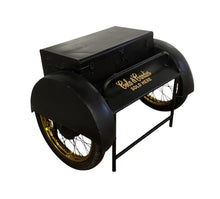 Load image into Gallery viewer, Old Time Delivery Box Table With Storage - Black