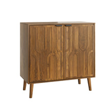 Load image into Gallery viewer, Farmhouse Style Sideboard Buffet Cabinet With Storage Bar Cabinet - Walnut