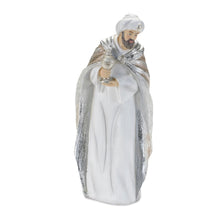 Load image into Gallery viewer, Christmas Nativity Figurines (Set of 6) - White / White