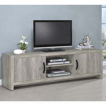Load image into Gallery viewer, Conifer - TV Stand With Adjustable Shelves - Gray