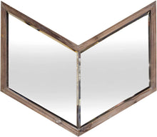 Load image into Gallery viewer, 23" Novelty Framed Accent Mirror - Brown