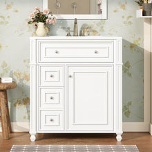 Load image into Gallery viewer, Bathroom Vanity Cabinet With Sink, Soft Close Doors With Door Organizer