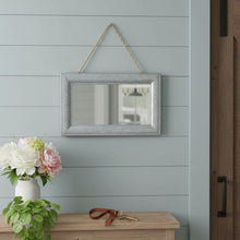 Load image into Gallery viewer, 9" Metal Framed Accent Mirror - Silver