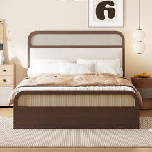 Load image into Gallery viewer, Platform Bed With Trundle And 2 Drawers