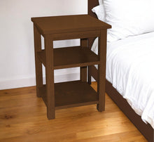 Load image into Gallery viewer, 28" Casual Solid Wood Nightstand - Brown