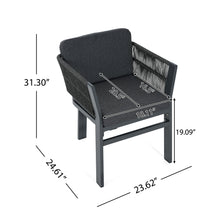 Load image into Gallery viewer, Outdoor Dining Chair, All-Weather Patio Seating For Backyard (Set of 2)