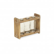Load image into Gallery viewer, Jars in a Rack (Set of 3) - Brown