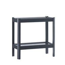 Load image into Gallery viewer, Yonda - Nightstand With 2 Shelves, Poplar And Construction, Design For Bedroom Storage - Black