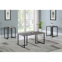 Load image into Gallery viewer, 3 Piece Occasional Set With Smooth Top - Gray