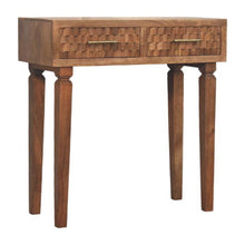 Load image into Gallery viewer, Solid Wood Solid Console Table With Two Drawers (719176) - Brown