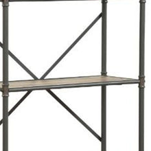 Load image into Gallery viewer, Four Tier Etagere Bookcase - Gray / Brown