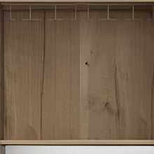 Load image into Gallery viewer, Wood Bar Cabinet With Two Doors - Oak